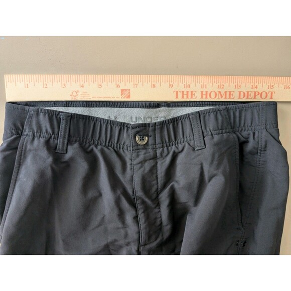 UNDER ARMOUR Mens Match Play Straight Leg Golf Pants Black 34x32 Style 1342263 - Picture 8 of 14